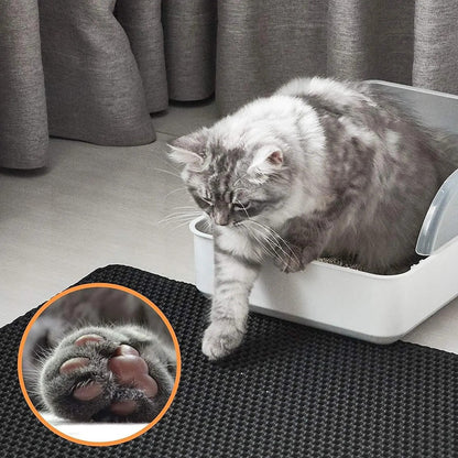Alfombra Recolectora de Arena para Arenero de Gatos 60x40