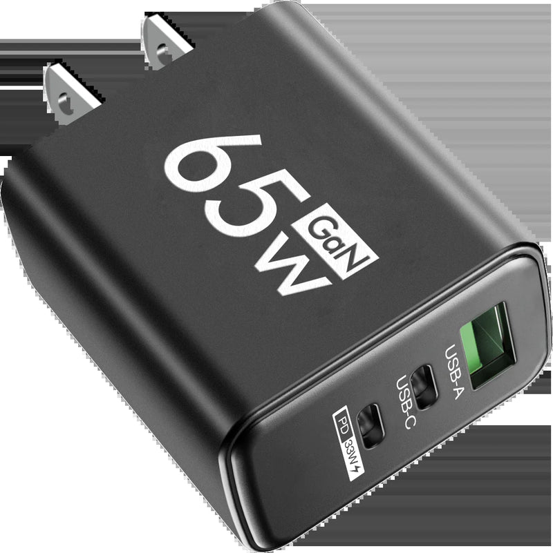 Gan 65W USB Type C PD Fast Charging Wall Charger Adapter for Iphone 15 14 Pro Max Xiaomi Samsung Oneplus POCO Quick Charger 3.0