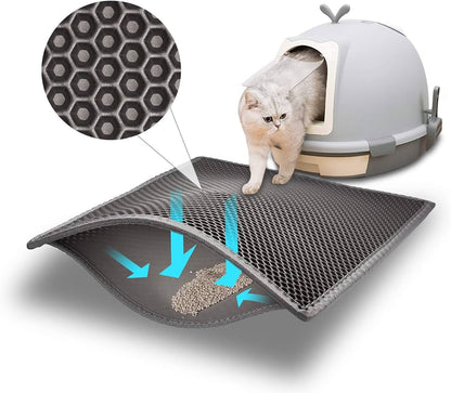 Alfombra Recolectora de Arena para Arenero de Gatos 60x40