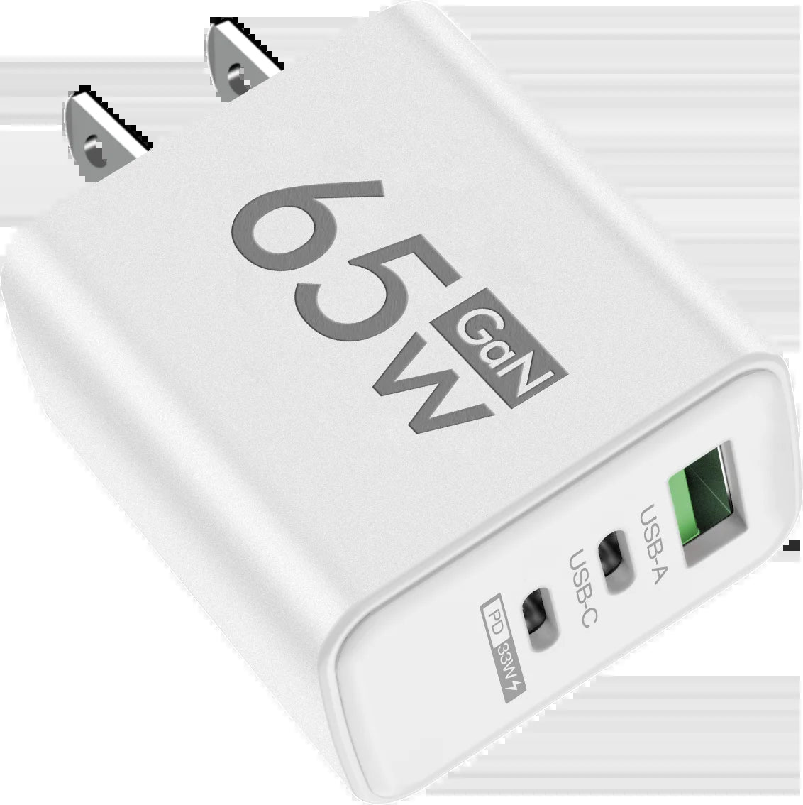 Gan 65W USB Type C PD Fast Charging Wall Charger Adapter for Iphone 15 14 Pro Max Xiaomi Samsung Oneplus POCO Quick Charger 3.0