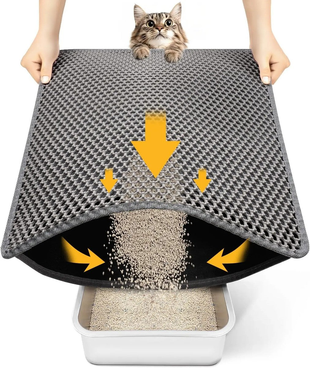 Alfombra Recolectora de Arena para Arenero de Gatos 60x40