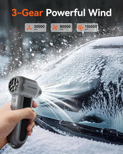 WOLFBOX MF100 – Soplador de Aire Eléctrico Recargable