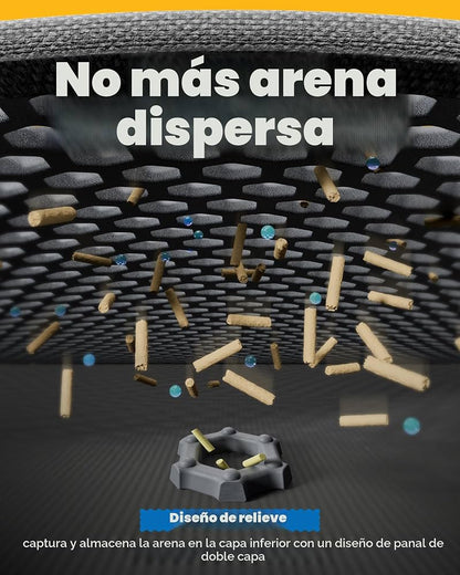 Alfombra Recolectora de Arena para Arenero de Gatos 60x40
