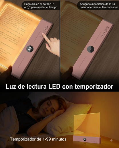 Lámpara LED de Lectura 2 en 1 con Temporizador