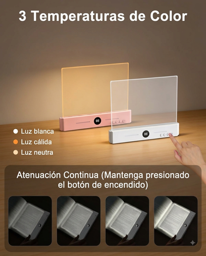 Lámpara LED de Lectura 2 en 1 con Temporizador